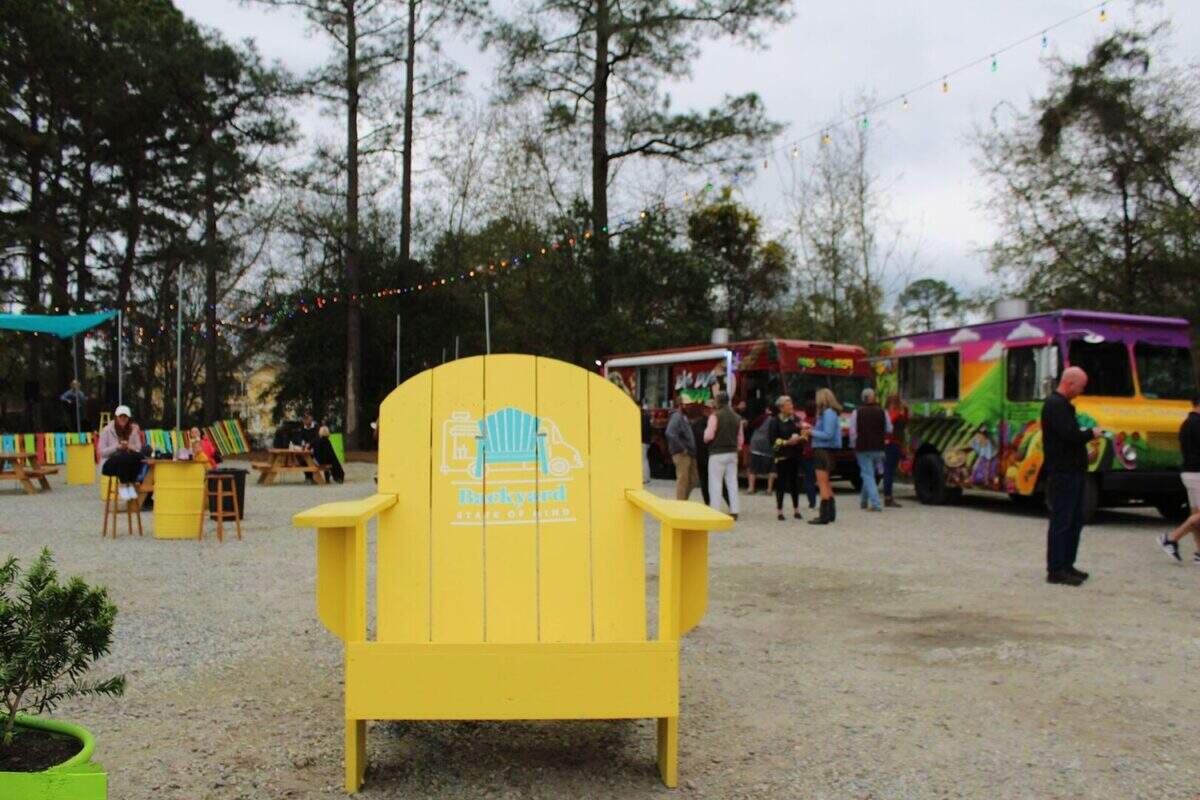 Backyard State of Mind food truck park is located at 163 Bluffton Road in Old Town Bluffton.
