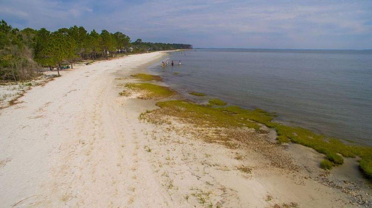 Camelot Farms, which is on the market, includes beachfront property. It is located 20 minutes outside of Beaufort.