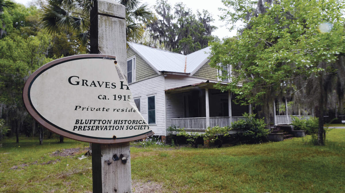 The Graves House in Bluffton is located at 85 Calhoun St., next to Bluffton United Methodist Church.