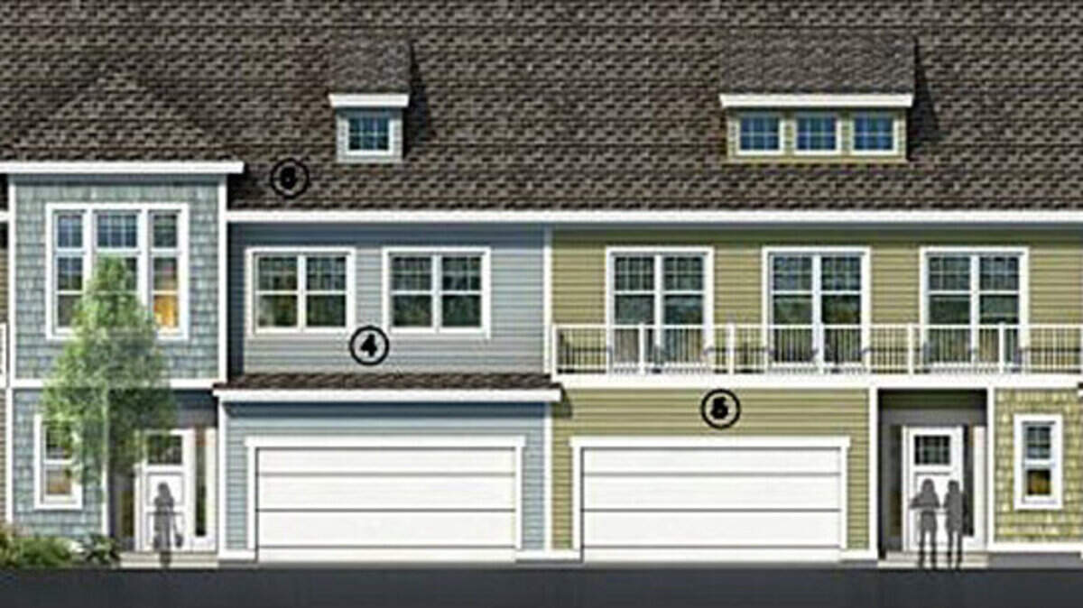 This rendering detail provided Aug. 24, 2015, shows Magnolia Place, a 26-unit luxury townhouse project at 90 Leg-O-Mutton Road on Hilton Head Island.