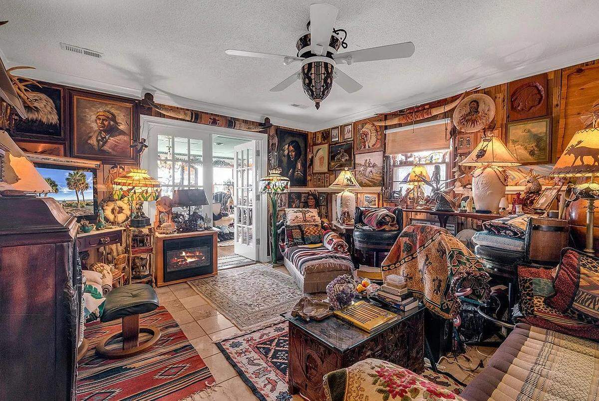 This home at 2023 Asbury Street sits on the banks of Winyah Bay and comes with something you don’t see every day: an extensive, eclectic collection of memorabilia that fills nearly every corner of the house.