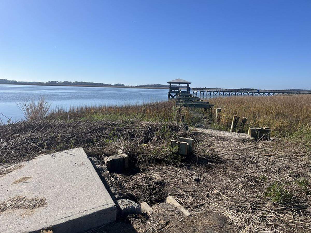 In September, Tropical Storm Helene tore out a section of the boardwalk at Sands Beach in Port Royal. Repairs are expected to begin after Jan. 1.