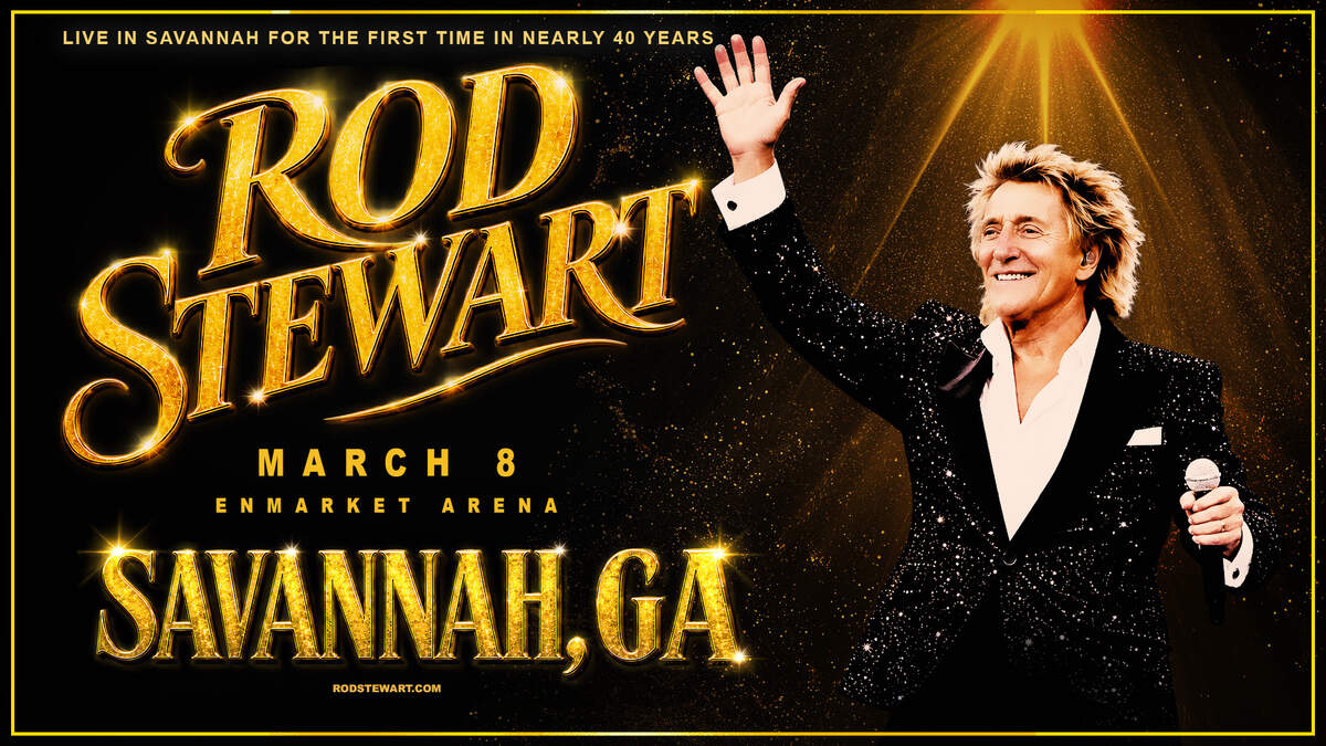 Tickets: Rod Stewart concert in Savannah at Enmarket Arena