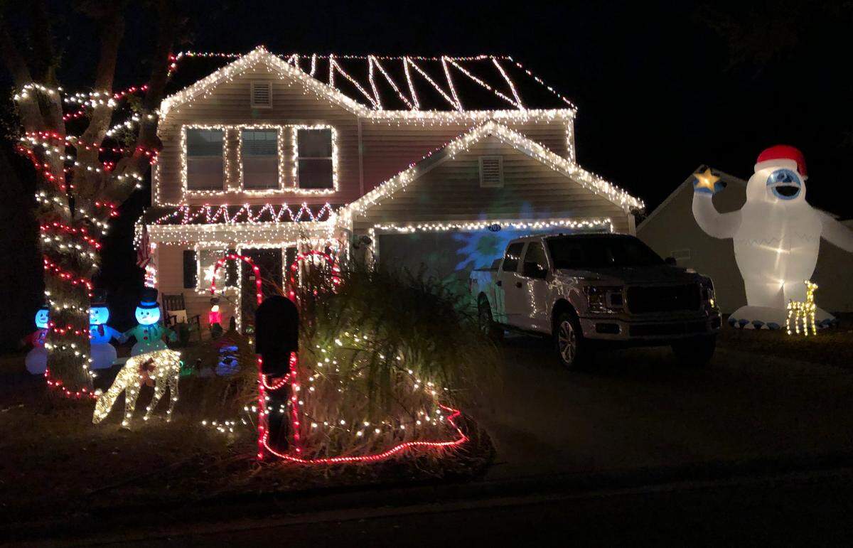 Lights in the Edgefield neighborhood off Buckwalter Parkway in Bluffton.