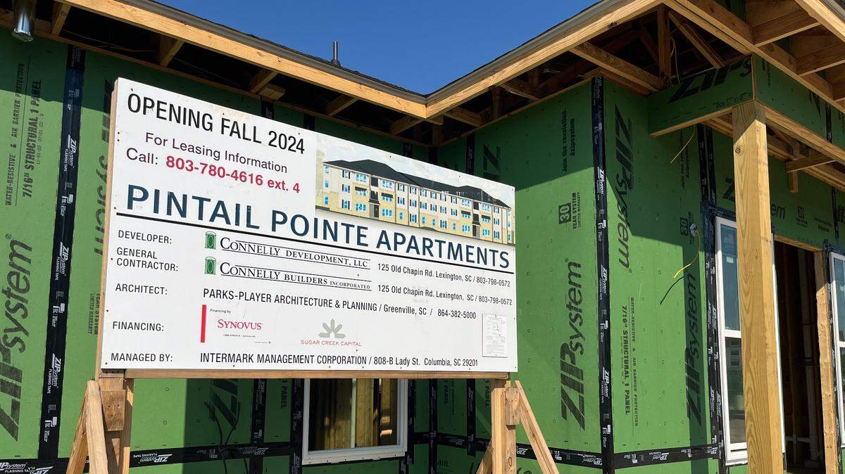 Pintail Pointe Apartments are under construction at 2233 Boundary Street in Beaufort.
