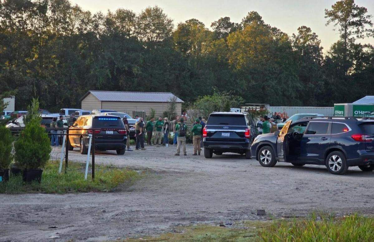 State and federal agents were photographed the morning of Sept. 25, 2025, during an operation involving U.S. Immigration and Customs Enforcement and the South Carolina Law Enforcement Division in a laydown yard behind a plant nursery in Bluffton. Five people, employees of the local landscaping company O’Hara Outdoors, were arrested and charged with identity fraud related to fraudulently using social security numbers for employment.