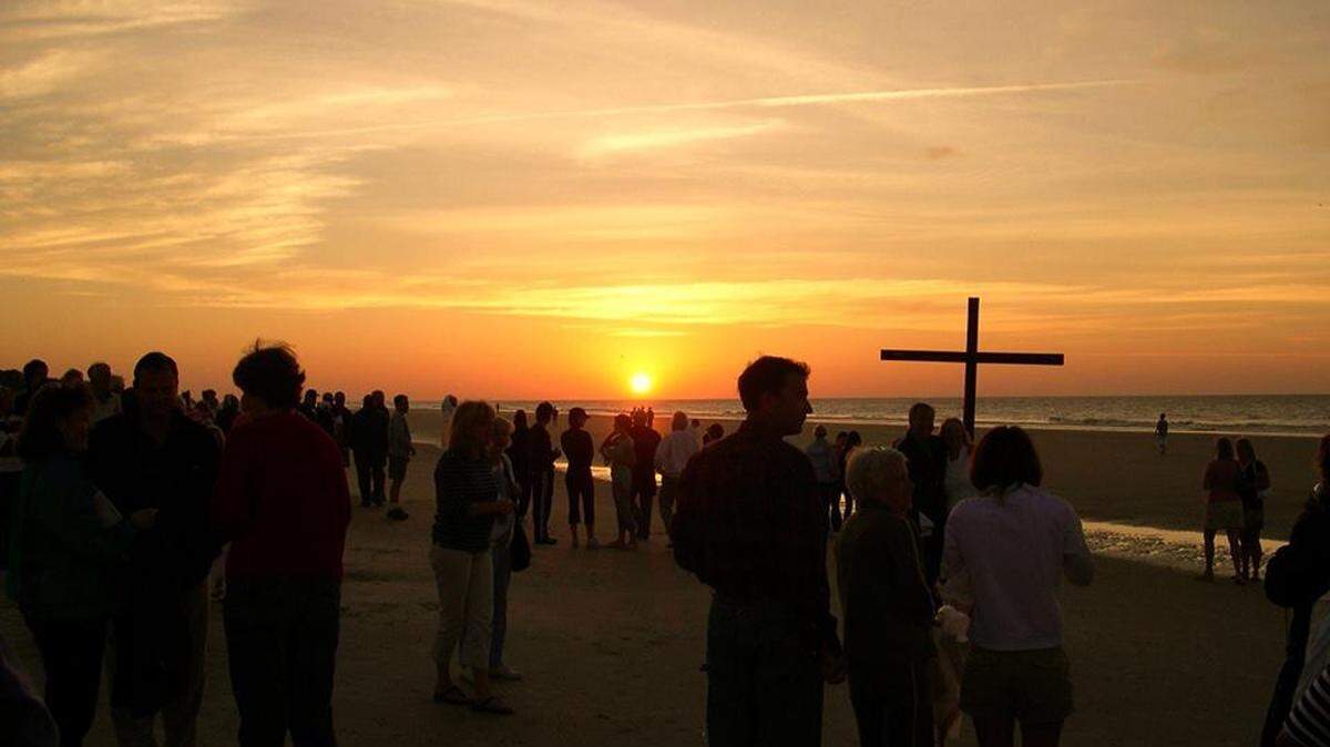 The Easter sunrise service on the beach led by First Baptist Church is one of Hilton Head Island's oldest traditions.