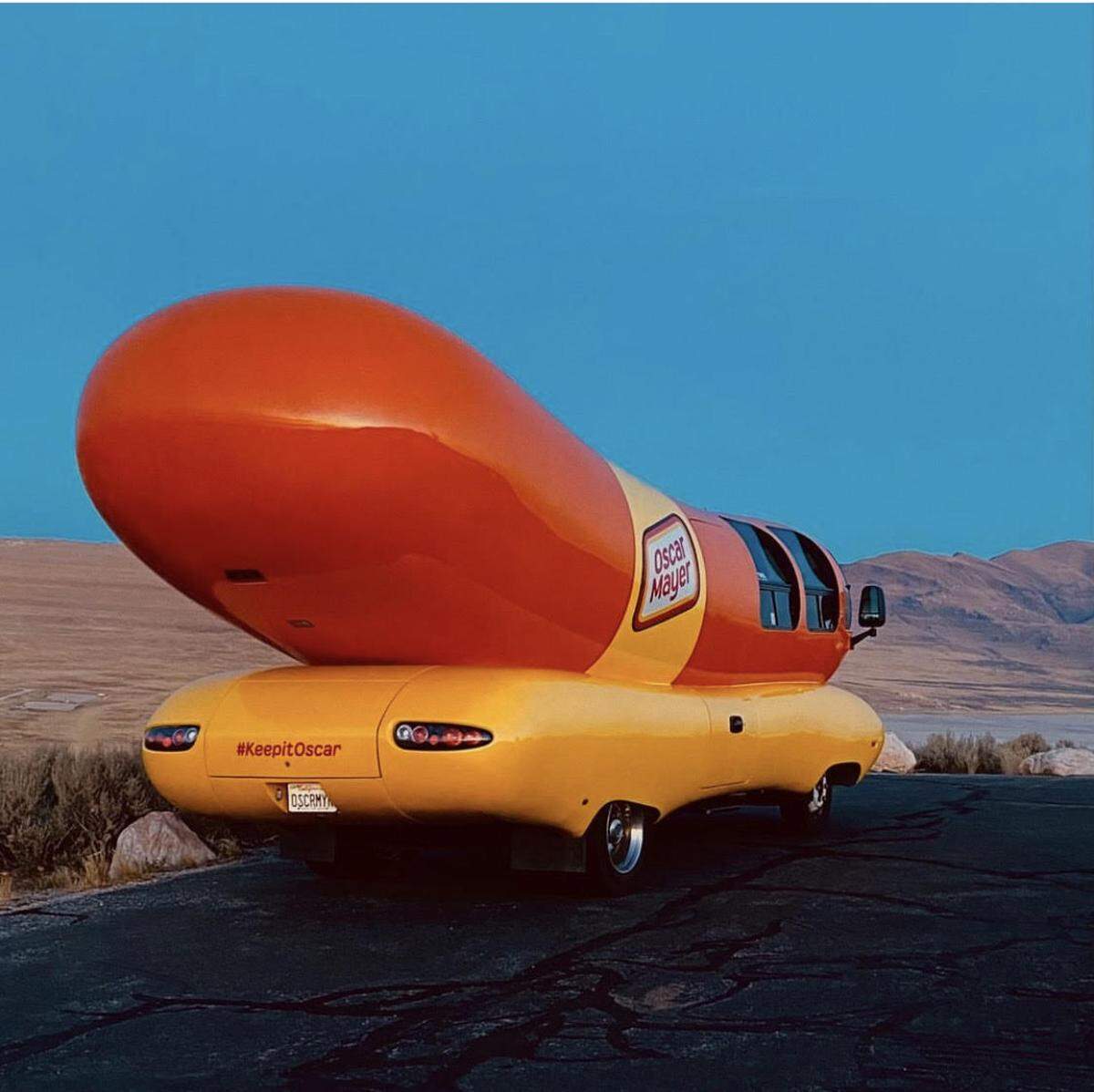The Oscar Mayer Wienermobiles tour around the United States year round.