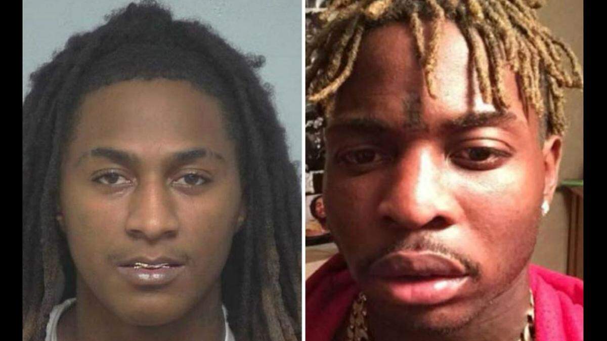 Darian "D" Lakeith Williams (left) and Leonard Estavon Colleton (right) are both wanted by the Beaufort County Sheriff's Office in the Jan. 6 shooting death of Karwanna Albany at her Albany Drive home.