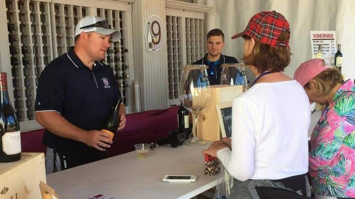“Wine at Nine” is one of the many places spectators at RBC Heritage presented by Boeing can grab a drink.