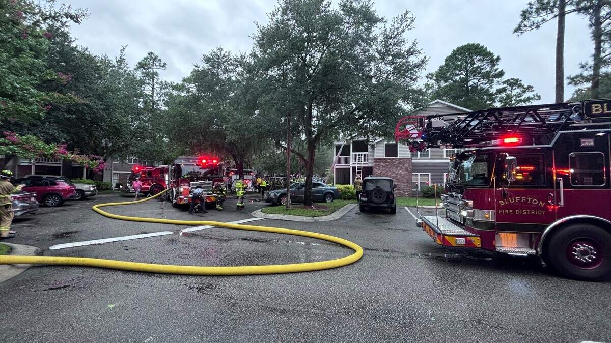 An apartment fire was quickly extinguished on Wednesday, Aug 8, 2024, at the Emmerson Isles apartments on Simmonsville Road.