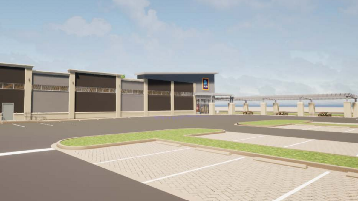 The Beaufort Planning Commission has approved construction of a new Aldi Grocery at the intersection of Robert Smalls Parkway and Parris Island Gateway.