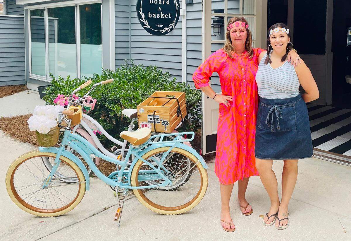 Roshael Arns and Taylor Swank hosted a “Beatles Brunch” at their new Board and Basket’s shop on Hilton Head Island.