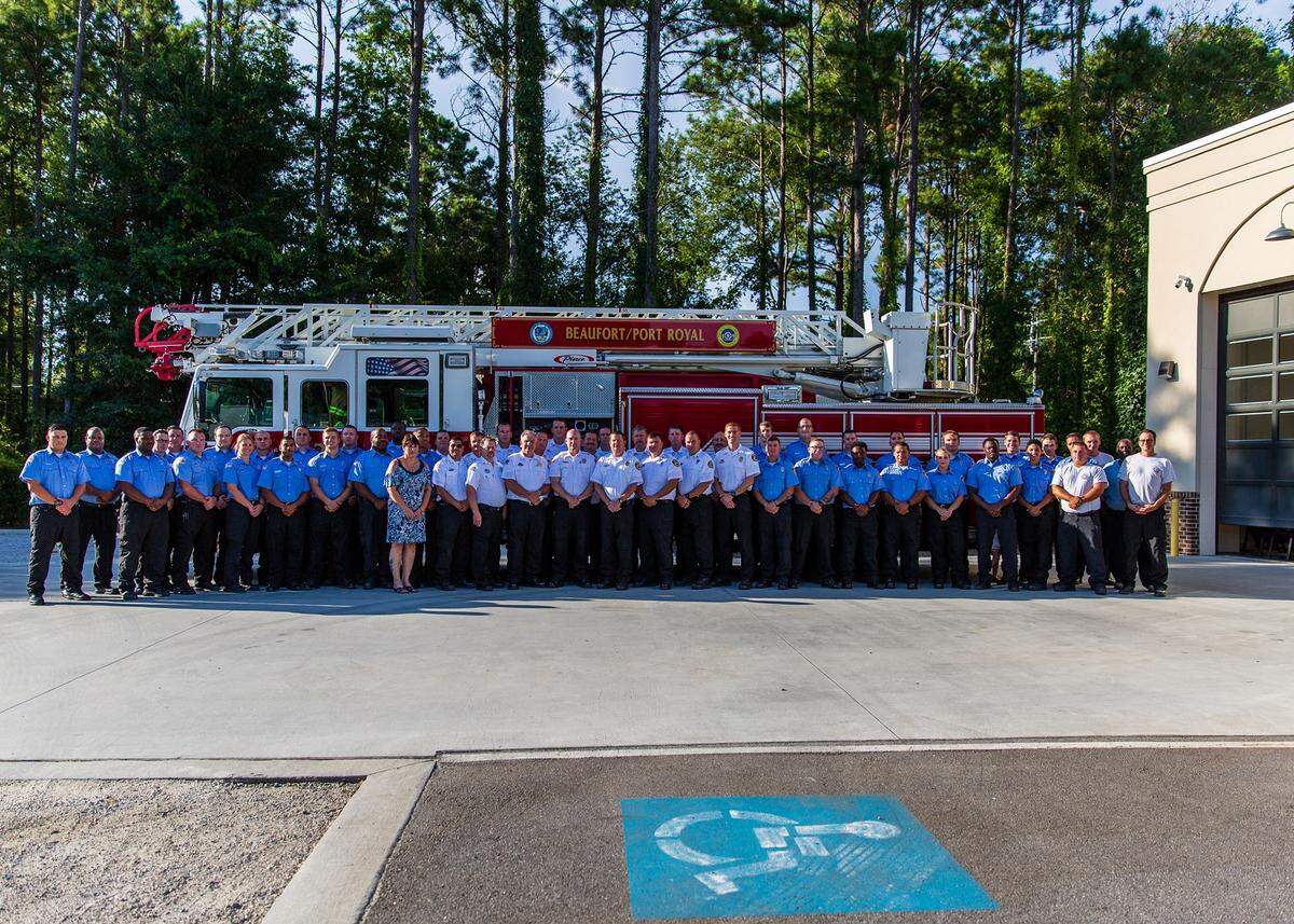 Members of the City of Beaufort/Town of Port Royal Fire Department