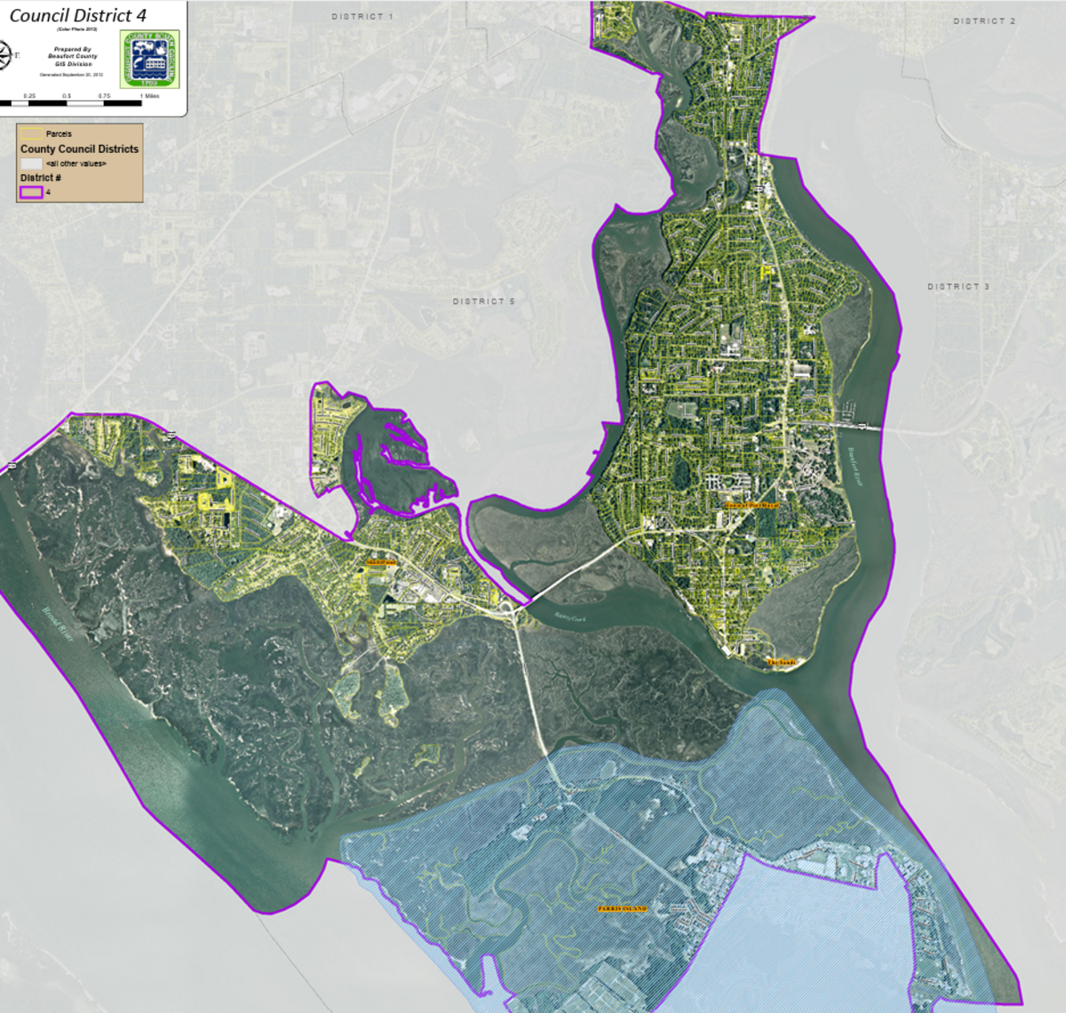 District 4 includes Port Royal, Shell Point and part of Beaufort.