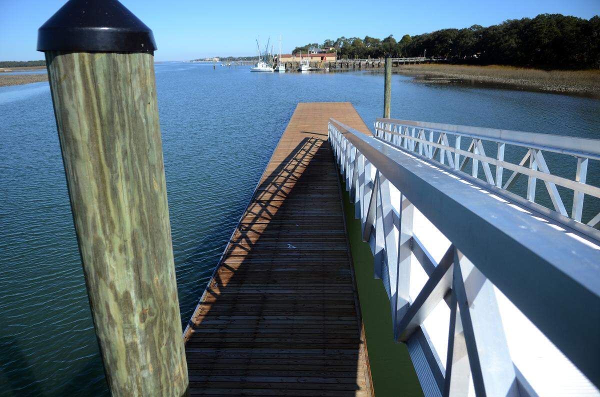 The Hilton Head Island Rowing and Sailing Center at Squire Pope Community Park officially opened to the public on Dec. 1, 2014, with a ribbon cutting ceremony at the dock.