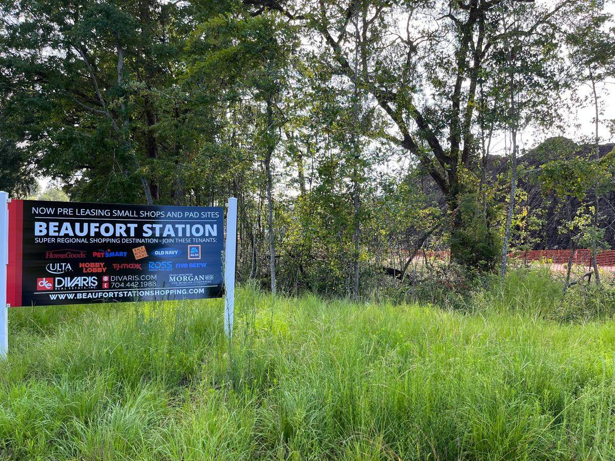 Site work is underway at Beaufort Station, which is near the intersection of Parris Island Gateway and Robert Smalls Parkway.