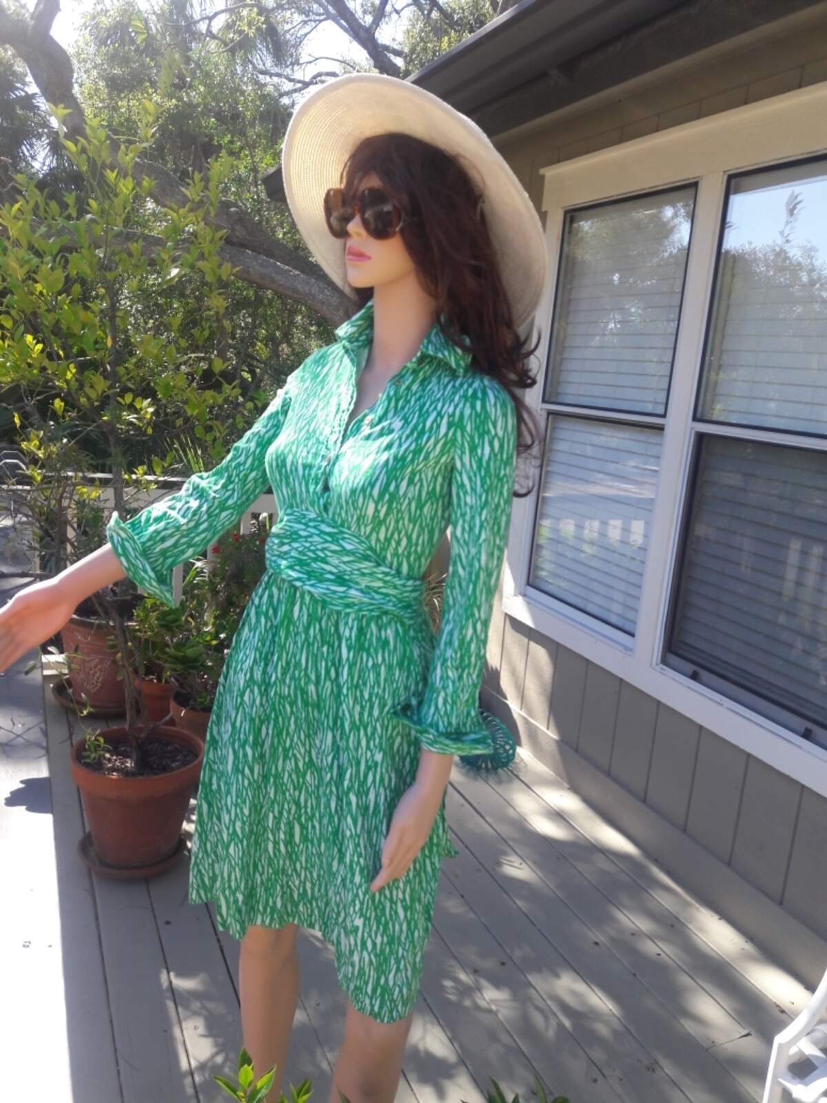 On St. Patrick’s Day, Conrad dressed Virginia in green to celebrate.
