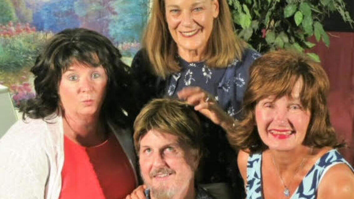 The cast of “Sex Please, We’re Sixty.” The play is being performed at the Shed in Port Royal.