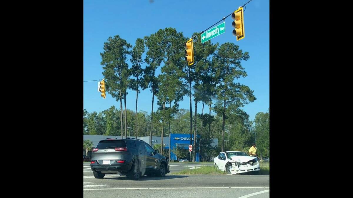 A vehicle accident was reported Tuesday morning at U.S. 278 and University Parkway.