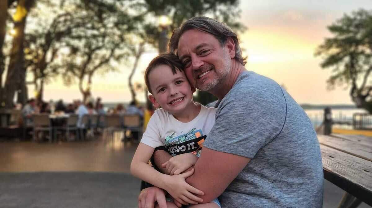 Man with kid