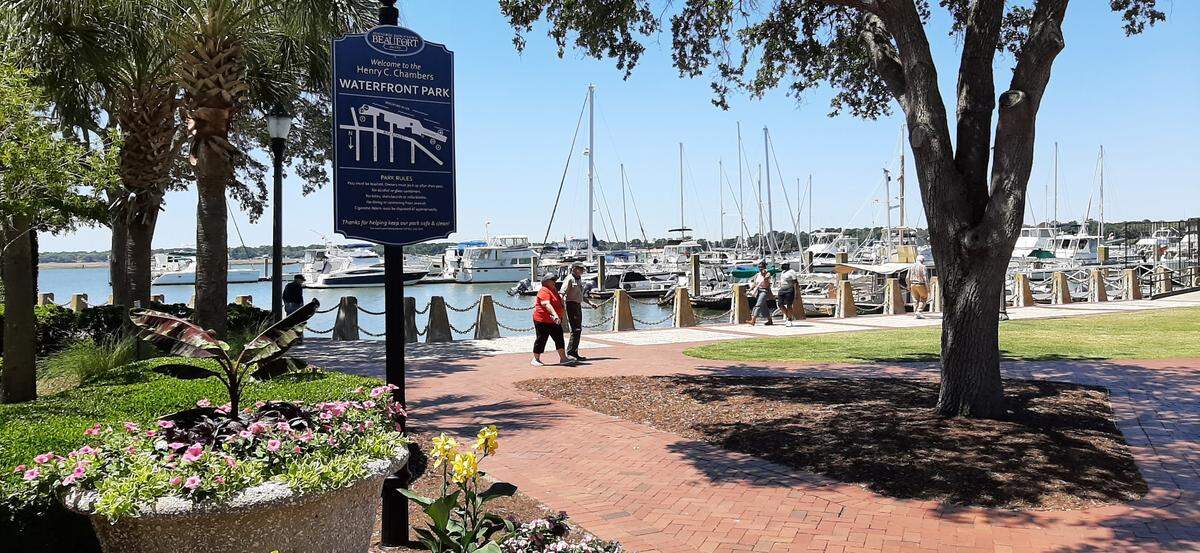 Beaufort has been named one of the 26 most beautiful towns in the country. Waterfront park is just one of the gems in the city.