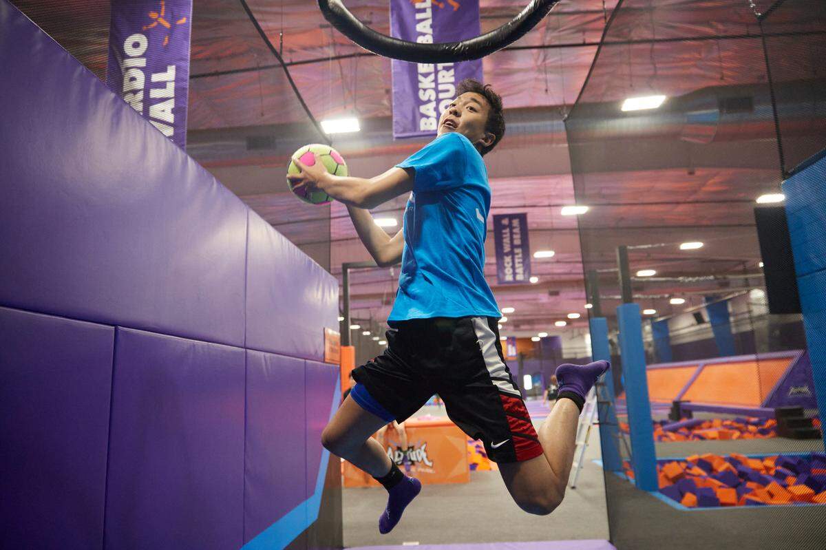 Altitude Trampoline Park offers trampolines, soft play, basketball, dodgeball and interactive games.