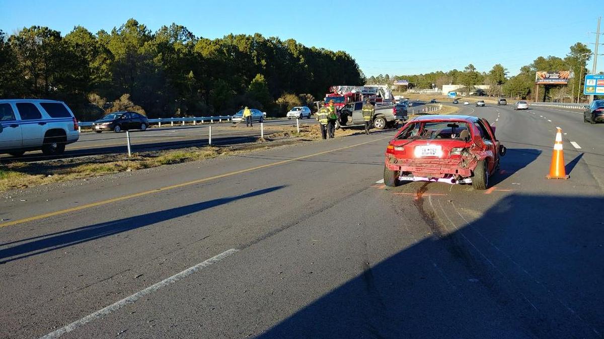 A two-car crash on Interstate 77 in Columbia, at mile marker 7, killed one person and tied up northbound traffic Friday afternoon.
