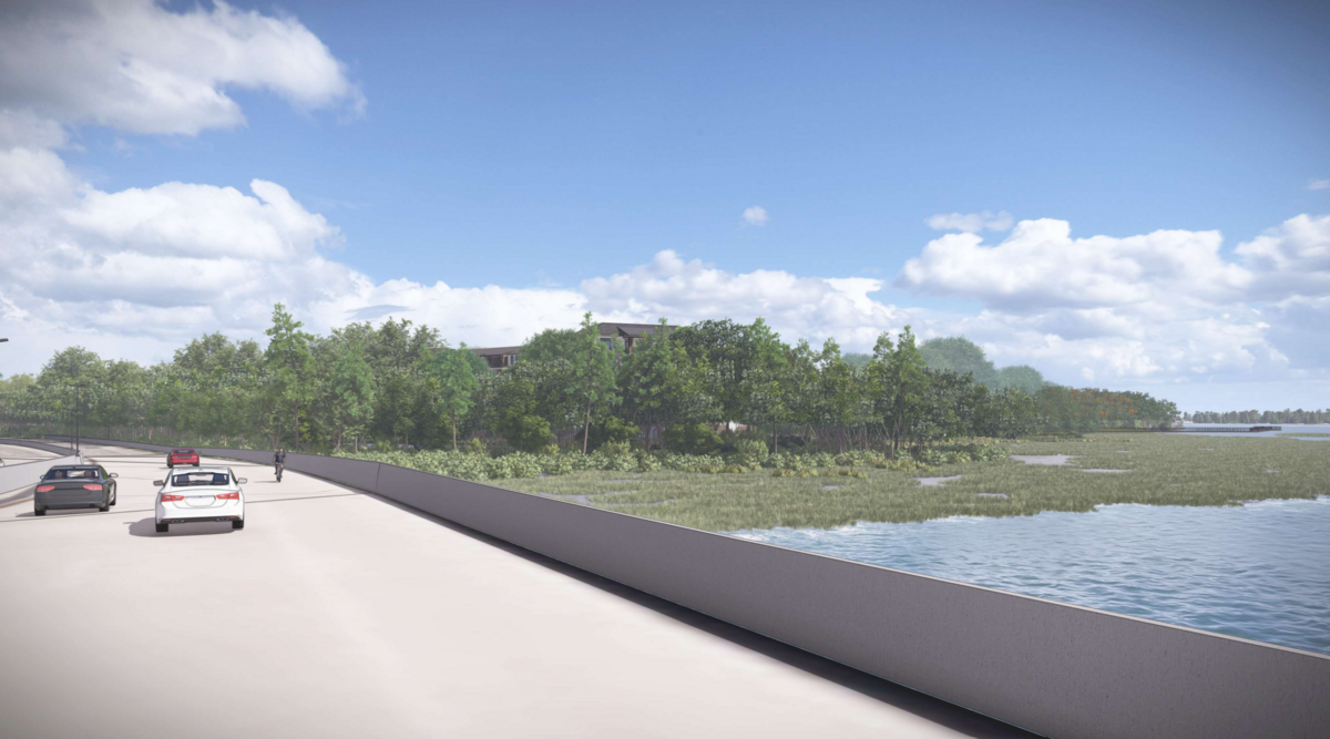 For the most part, a buffer of trees will conceal views of the new apartment complex, according to application documents.