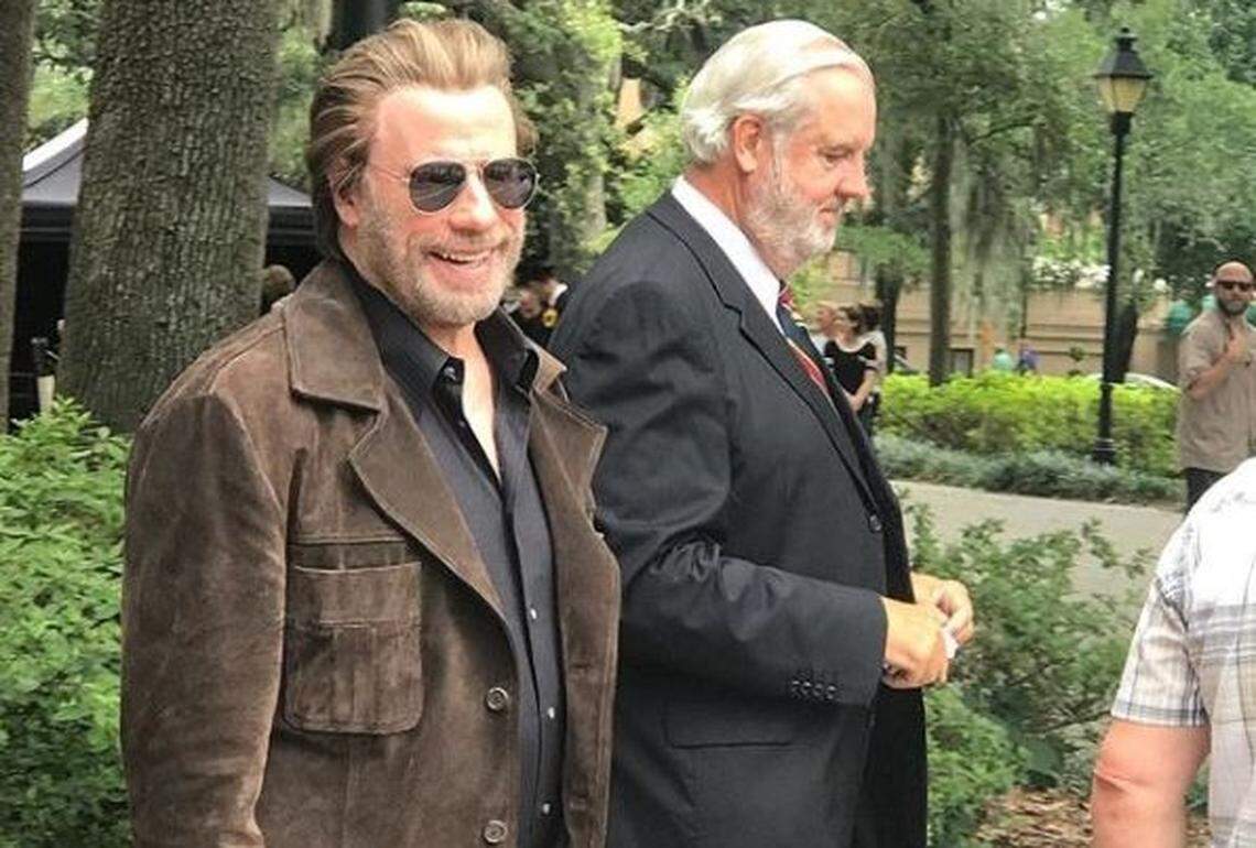 John Travolta is photographed in Forsyth Park in Savannah, Georgia, on Sunday, June 17, 2018.