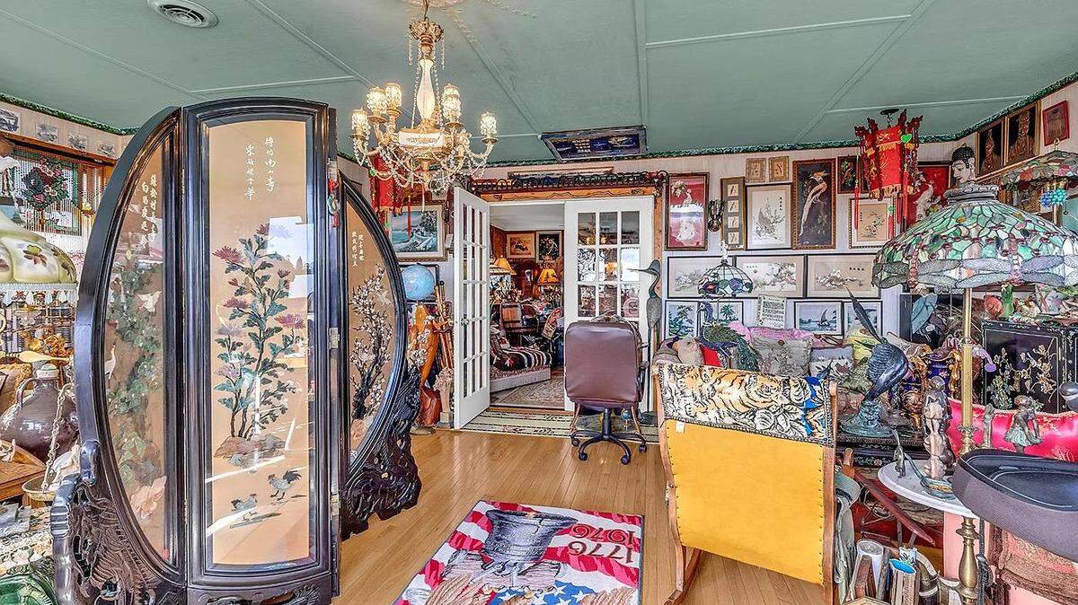 This home at 2023 Asbury Street sits on the banks of Winyah Bay and comes with something you don’t see every day: an extensive, eclectic collection of memorabilia that fills nearly every corner of the house.