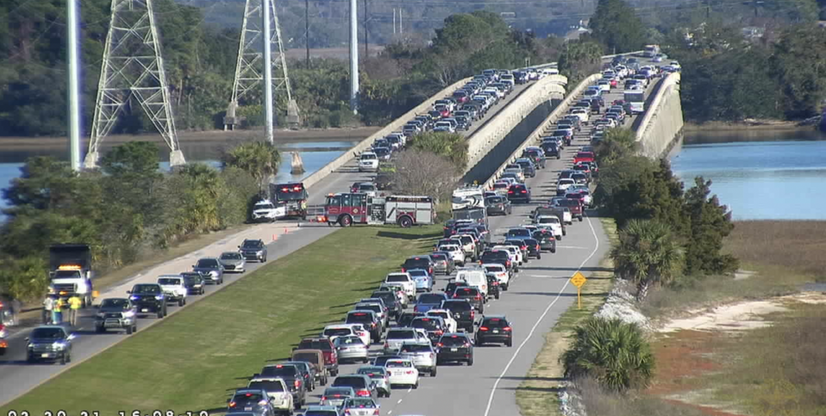 Traffic on U.S. 278 is always a concern on Hilton Head.