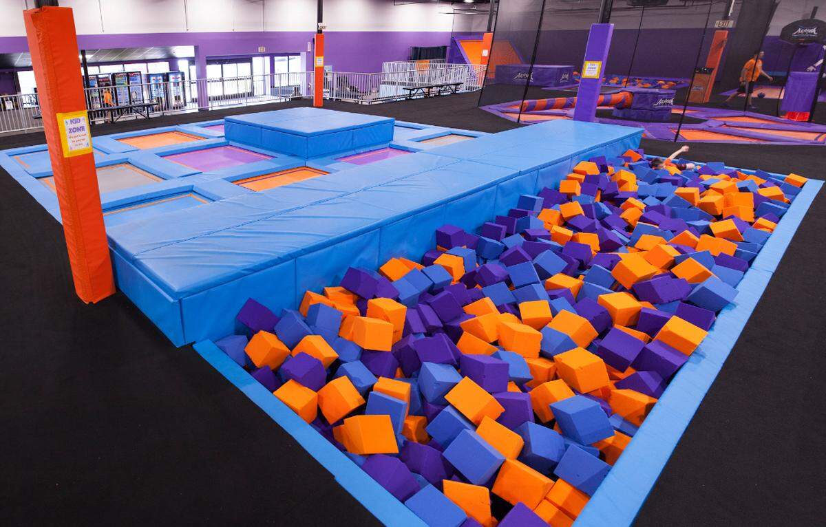 Altitude Trampoline Park offers trampolines, soft play, basketball, dodgeball and interactive games.