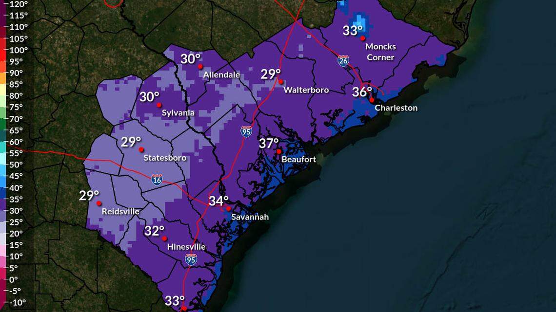 Ice cold, possibly record low freezing weather to hit Hilton Head, SC Lowcountry. Here’s when