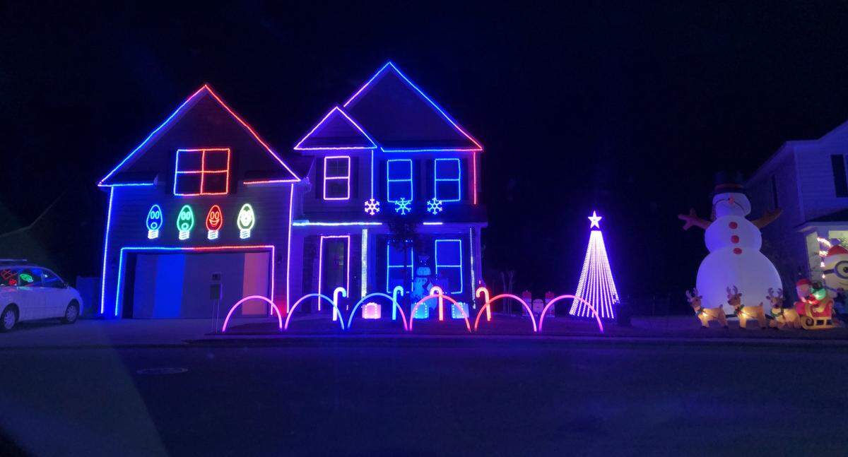 Sharman Family Light Show in Cypress Ridge off S.C. 170 in Bluffton.