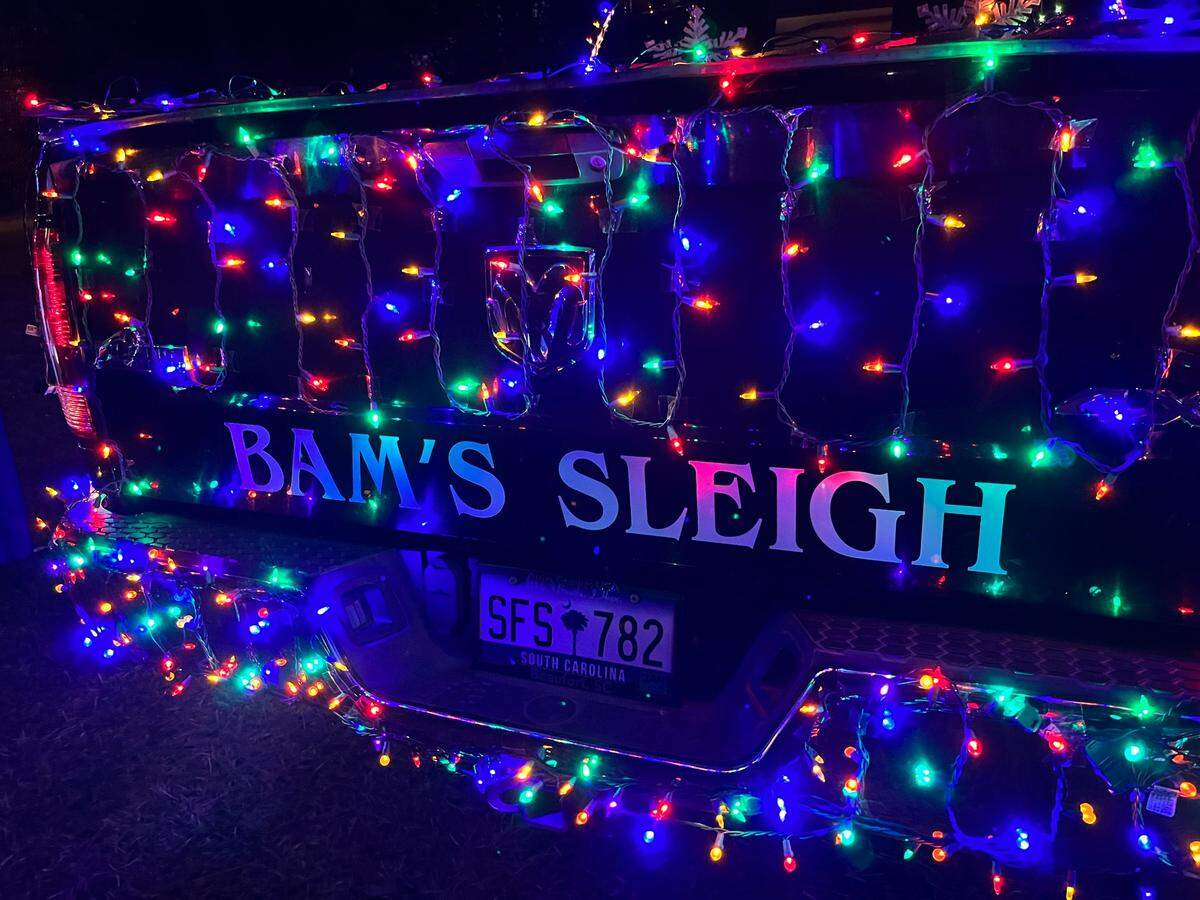 Bam Robinson of Sheldon is driving his sleigh for the 20th Christmas season this year.