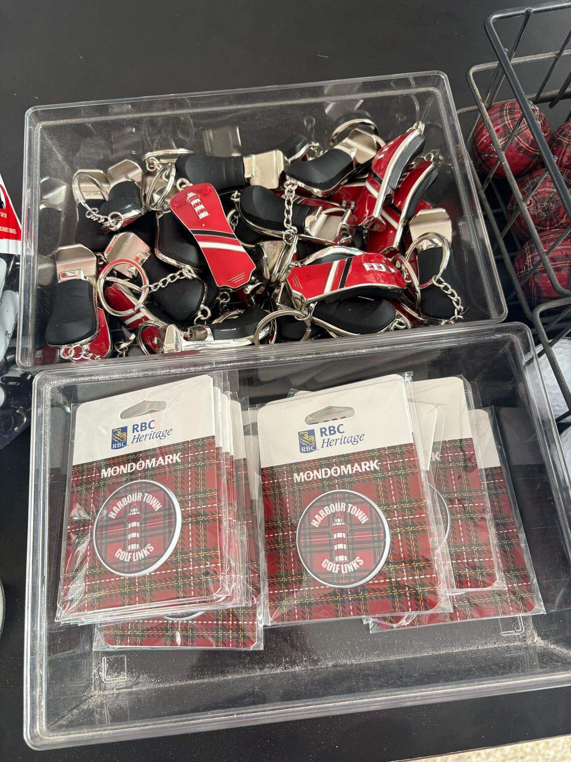 Accessories for sale at RBC Heritage in 2026.