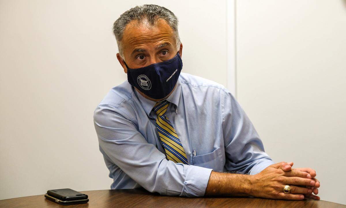 Frank Rodriguez, superintendent for the Beaufort County public schools, on Monday, Aug. 16, 2021.
