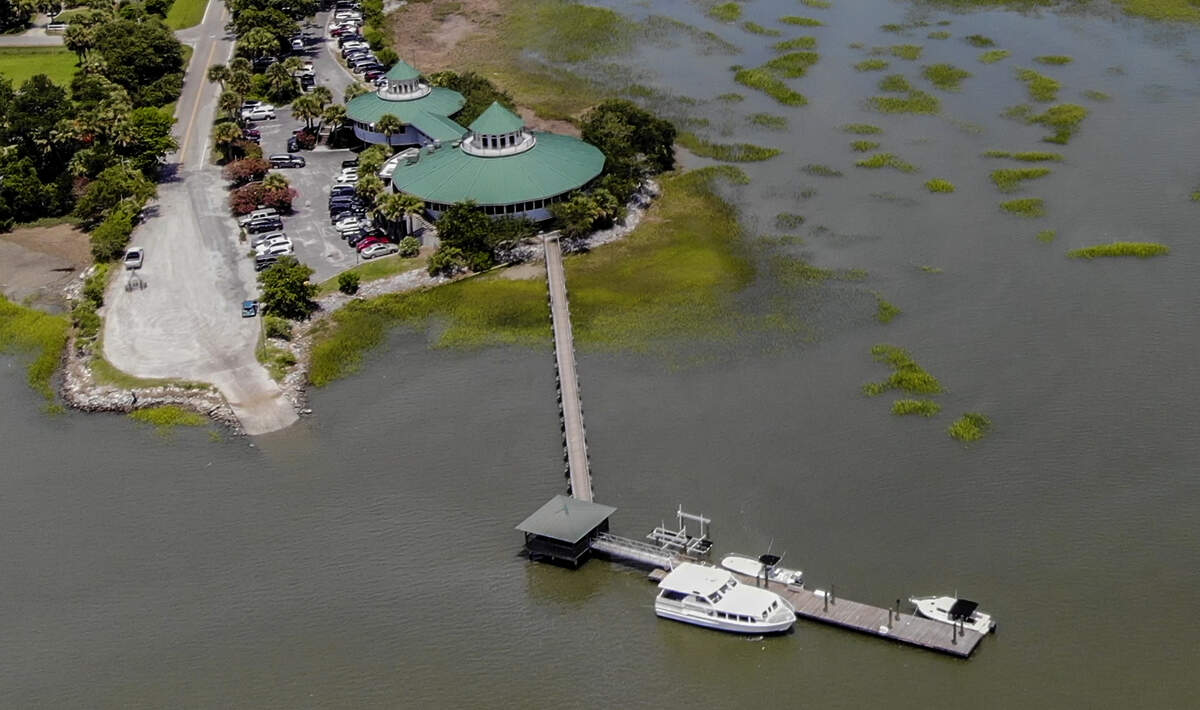 The Daufuskie Island Ferry waits at the dock In this photo taken on Wednesday, July 10, 2019. The ferry service is looking for another location that offers better parking solutions than its current location at the end of Buckingham Plantation Road in Bluffton.