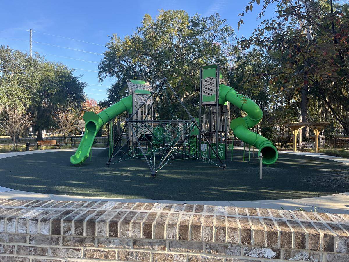 New playgrounds were part of the first phase of improvements at Southside Park. The second phase work has been delayed because funding is needing for more pressing needs at Waterfront Park.