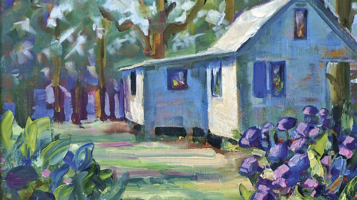 "Hydrangea Cottage" by Bonnie Mason
