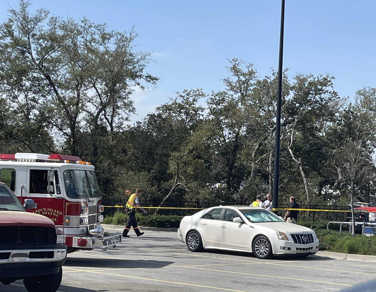The Lady’s Island/St. Helena Fire District responded to a big box store’s parking lot after a body was found in a ravine adjacent to the store.