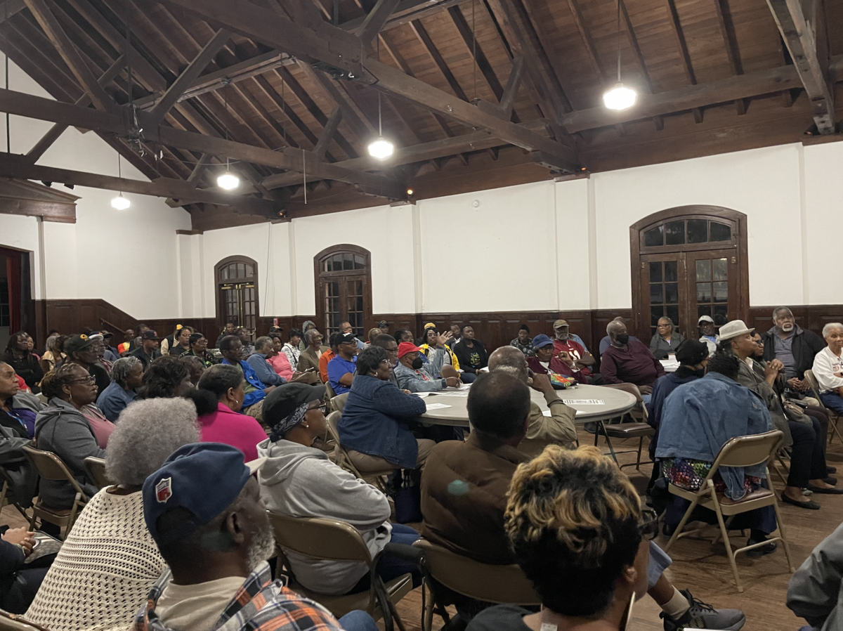 Around 100 community members gathered at The Penn Center Monday night to talk about the Heritage Days Parade on St. Helena Island.