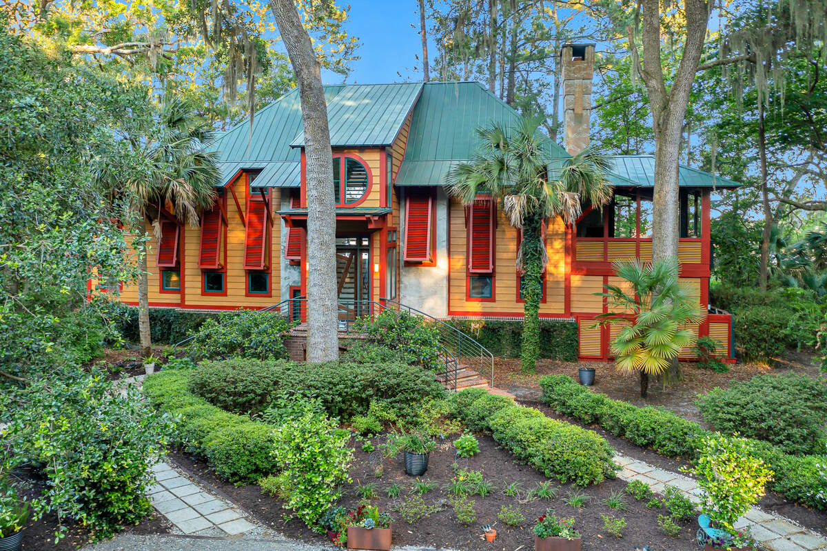 An exterior view of the main house found at 194 Spring Island Drive in Okatie, SC.