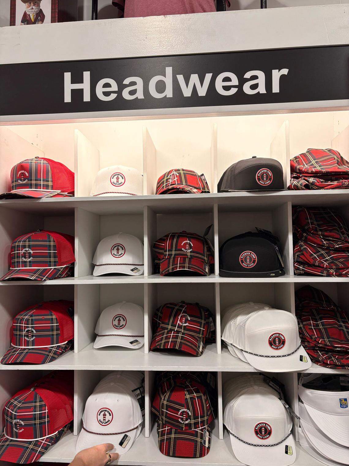 Hats for sale on Hilton Head Island at RBC Heritage 2026.