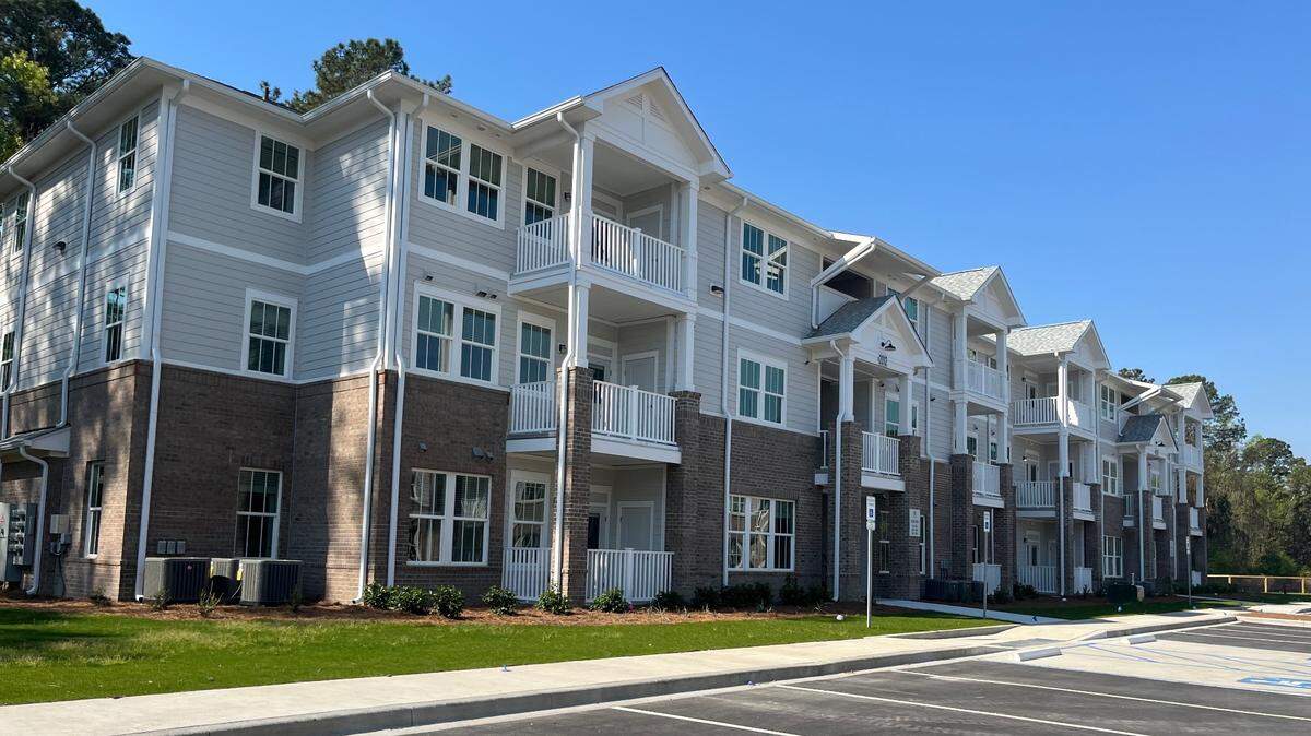 Garden Oaks Apartments, 2000 Salem Road in Beaufort, are nearing completion.