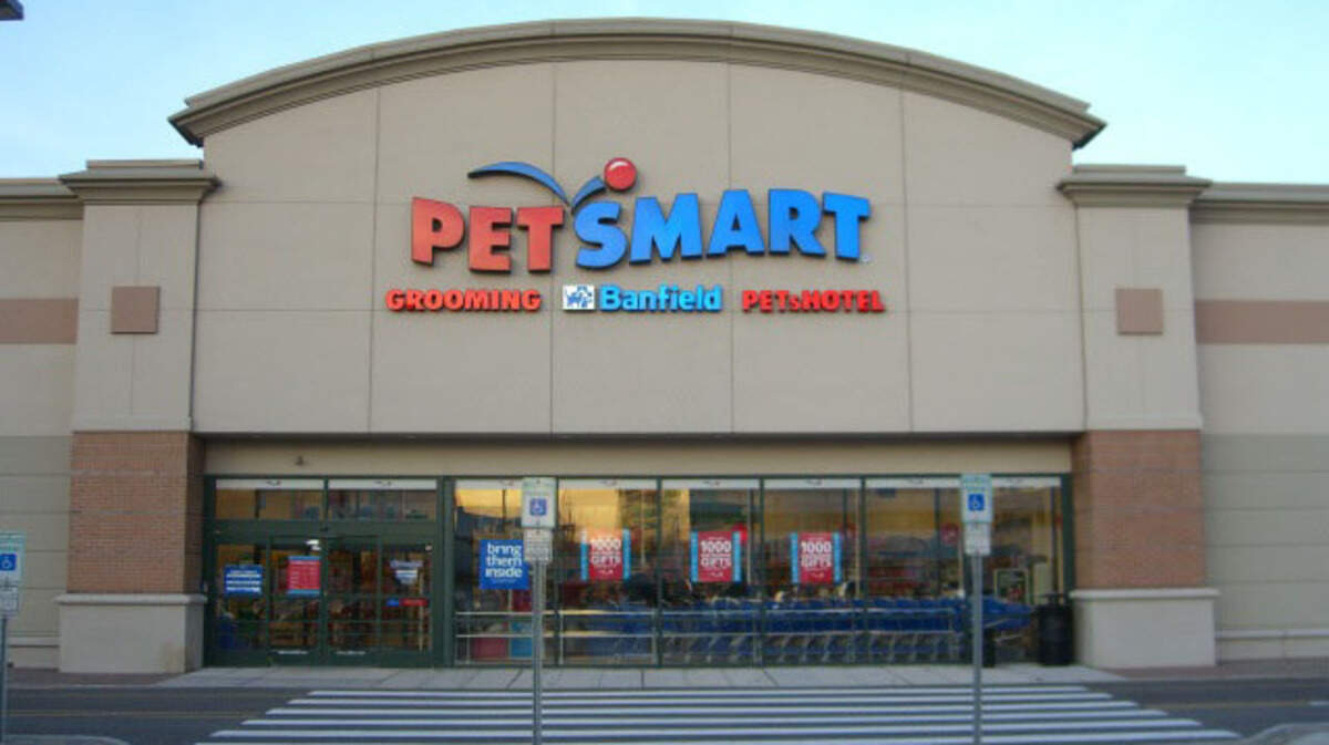 The exterior of a PetSmart store.