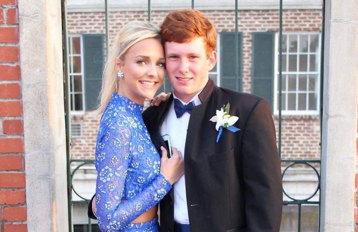 Morgan Doughty and Paul Murdaugh, who were dating at the time of the 2019 Beaufort boat crash that killed Mallory Beach. Murdaugh was charged in her death but was murdered before the case went to trial.