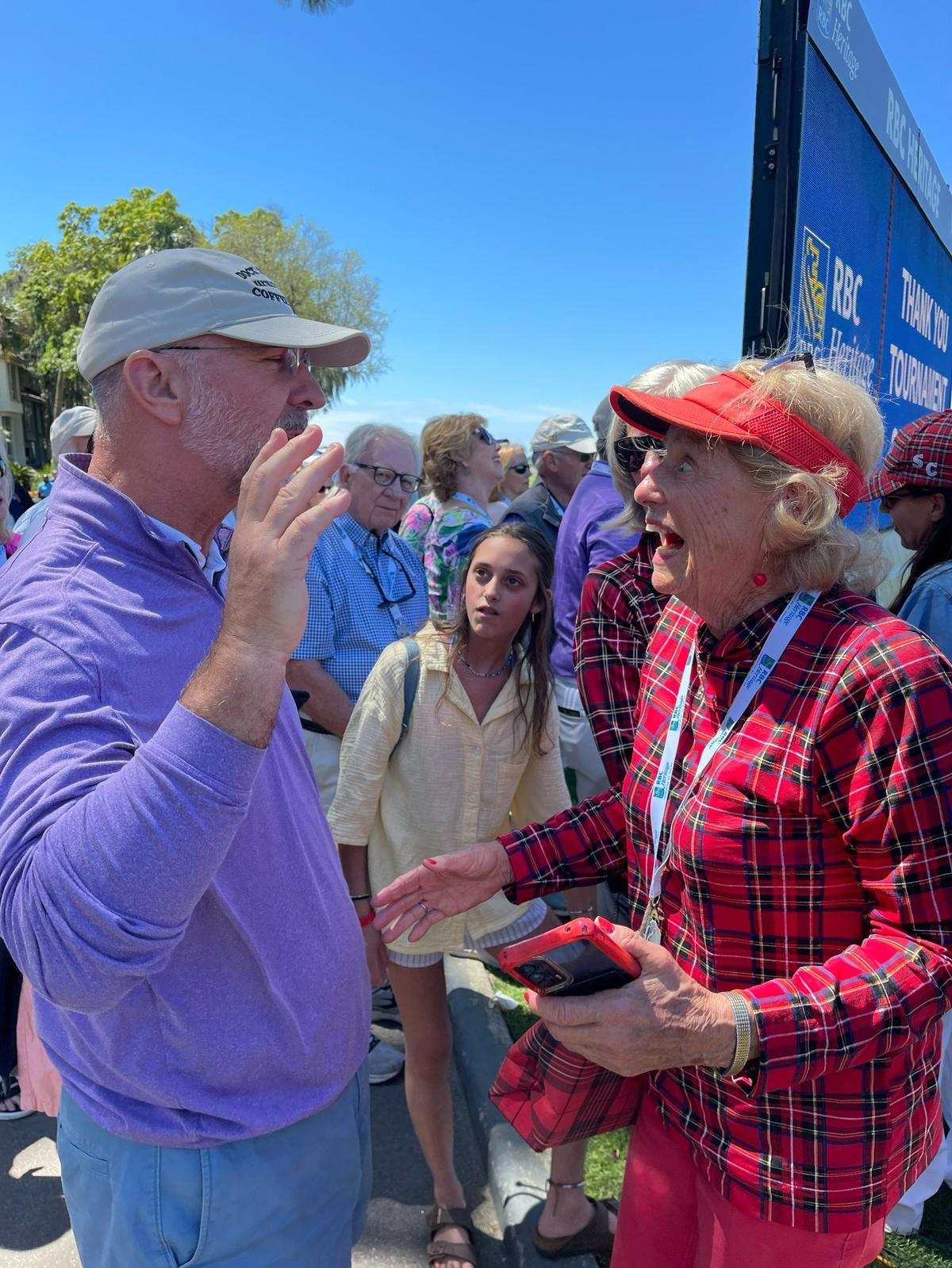 Betsy Geary at the RBC Heritage in 2023.