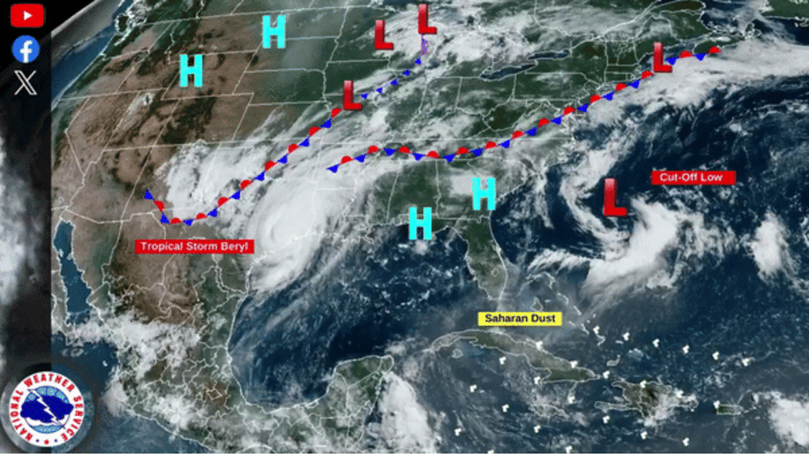 Is sand dust from the Sahara helping combat the formation of early season hurricanes?